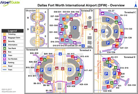 Training and Certification Options for MAP Dallas Fort Worth Airport Map